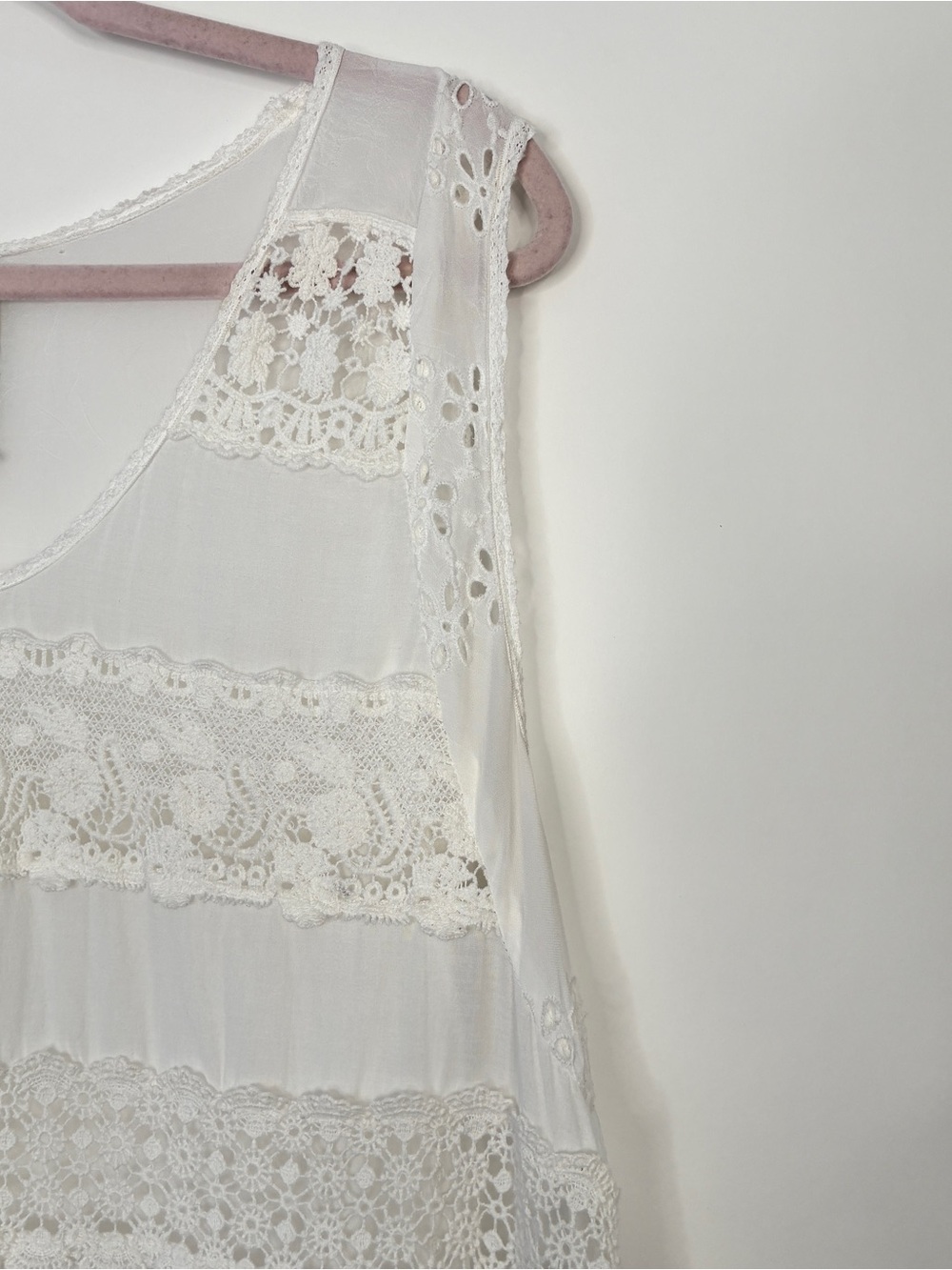 Johnny Was Lace Boho Tunic size XL - Picture 5 of 12